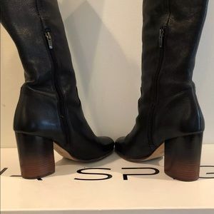 Via Spiga V Babe Black Boots